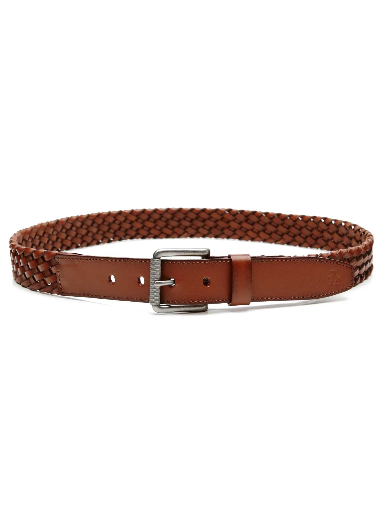 Original Penguin BRAIDED LEATHER BELT