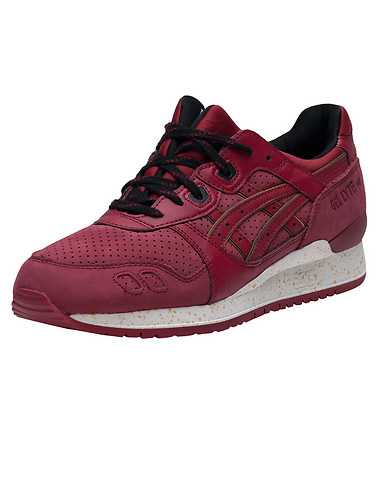 ASICS MENS Burgundy Footwear / Sneakers