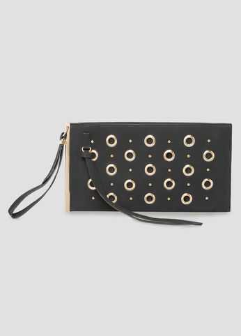 Grommet Bar Wristlet Clutch