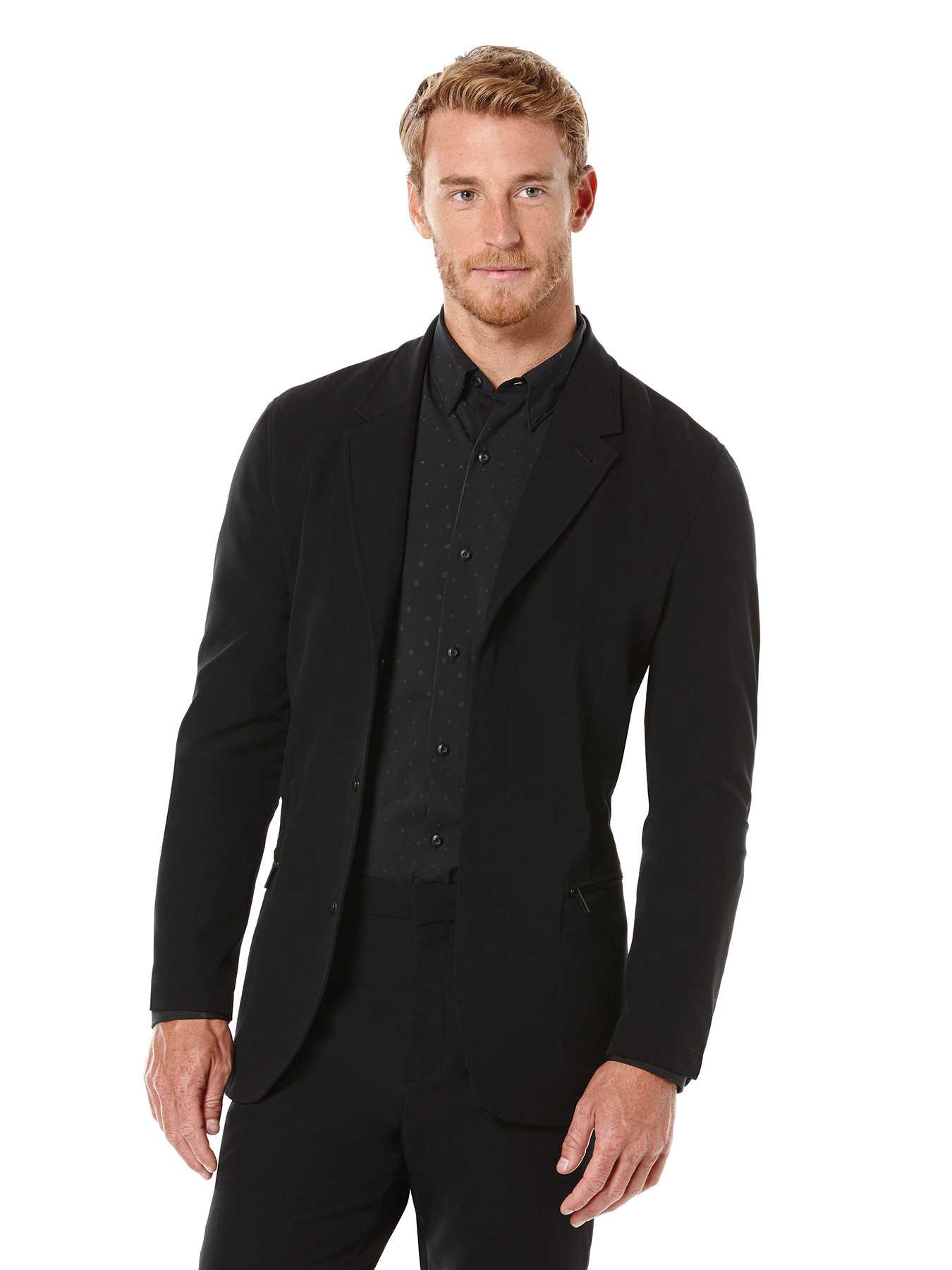 Perry Ellis Slim Fit Solid Active Jacket