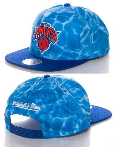 MITCHELL AND NESS MENS Medium Blue Accessories / Caps Snapback ONES