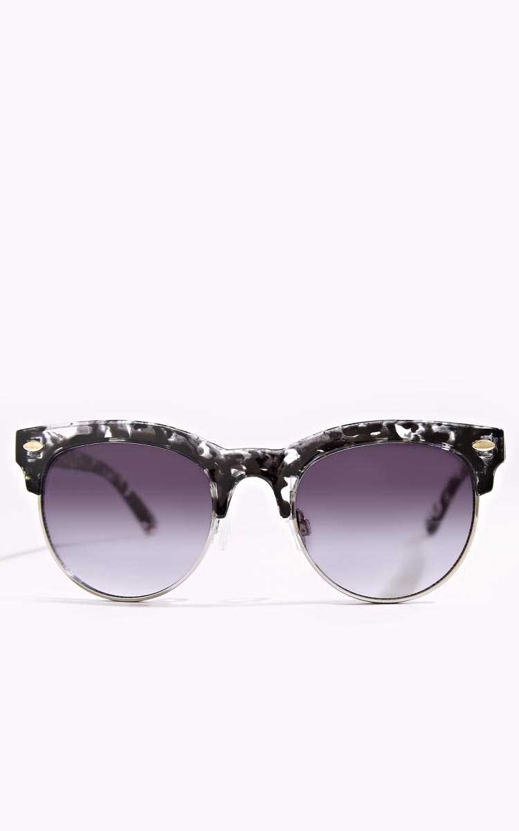 Nani Tortoise Bridge Clubmasters - N/S - Black by Styles For Less