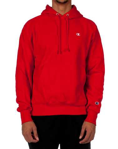 CHAMPION MENS Red Clothing / Sweatshirts L