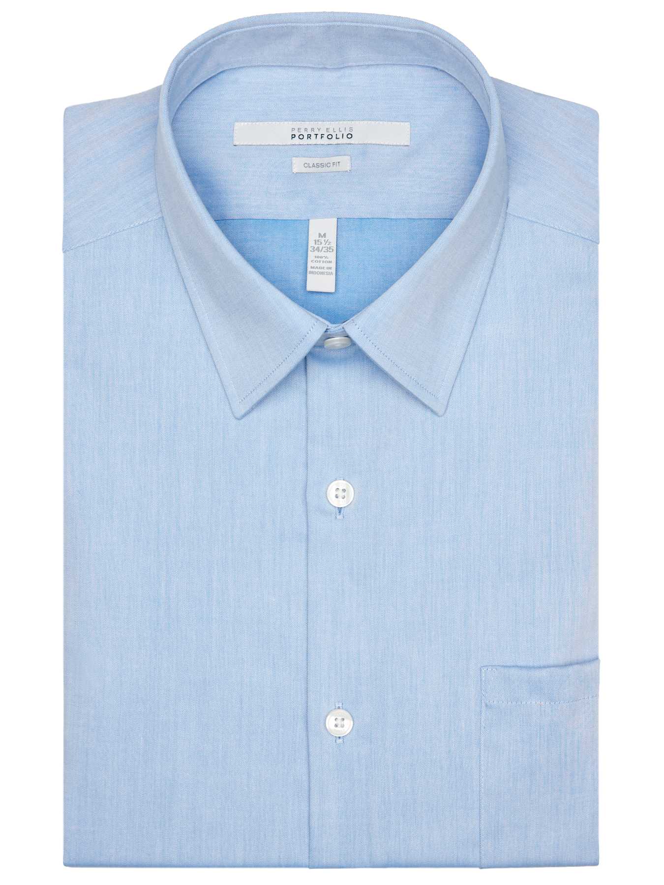 Perry Ellis Classic Fit Twill Portfolio Dress Shirt