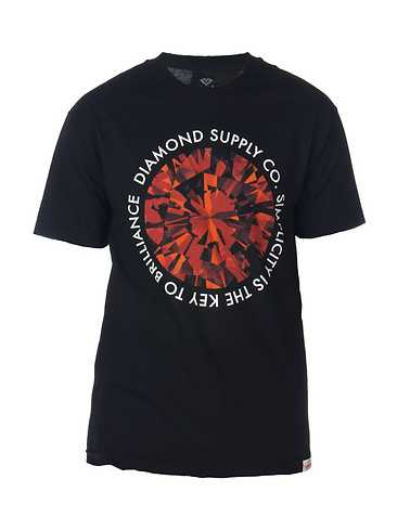 DIAMOND SUPPLY COMPANY MENS Red Clothing / Tees and Polos M