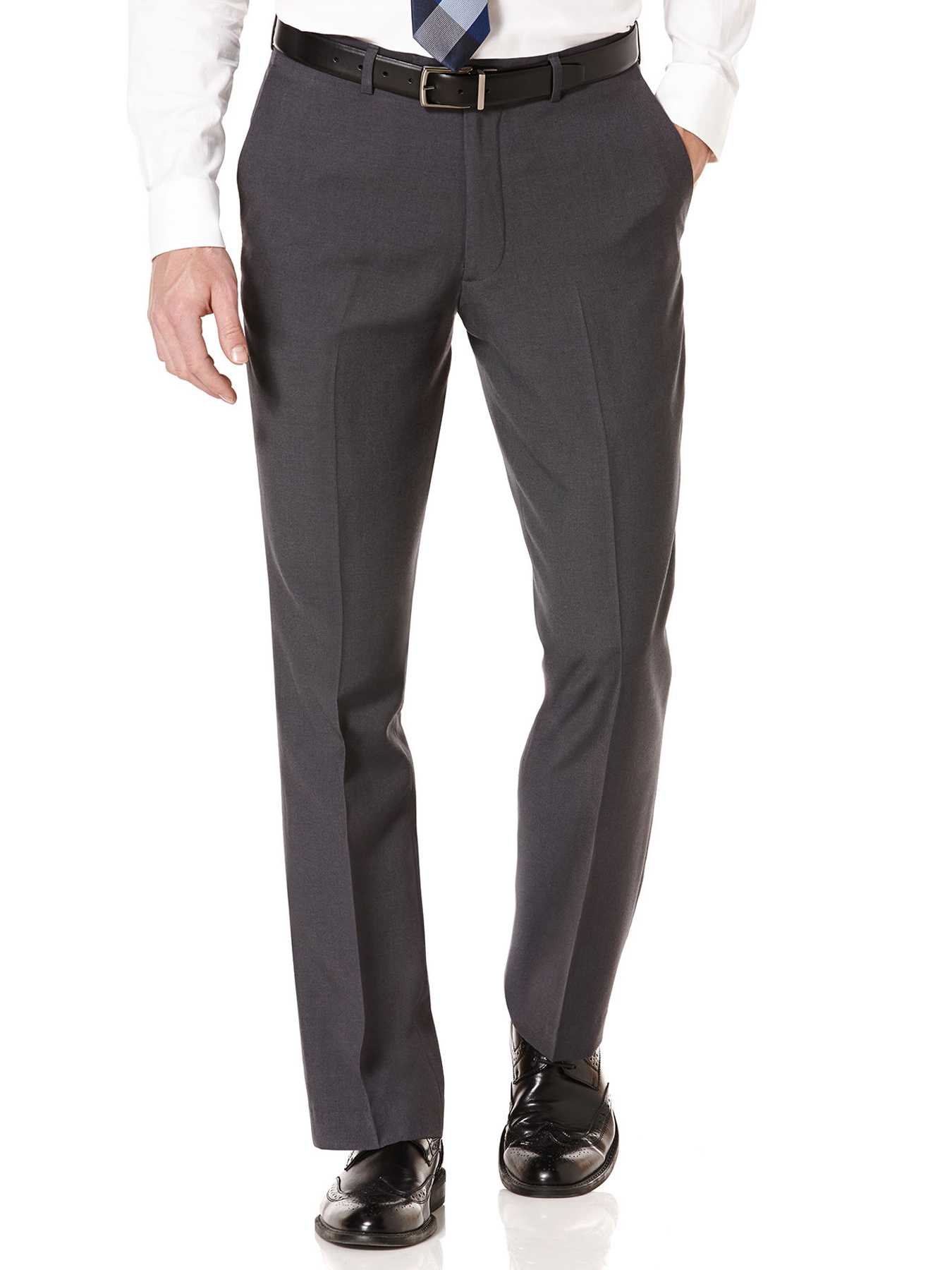 Perry Ellis Modern Fit Solid Twill Portfolio Pant