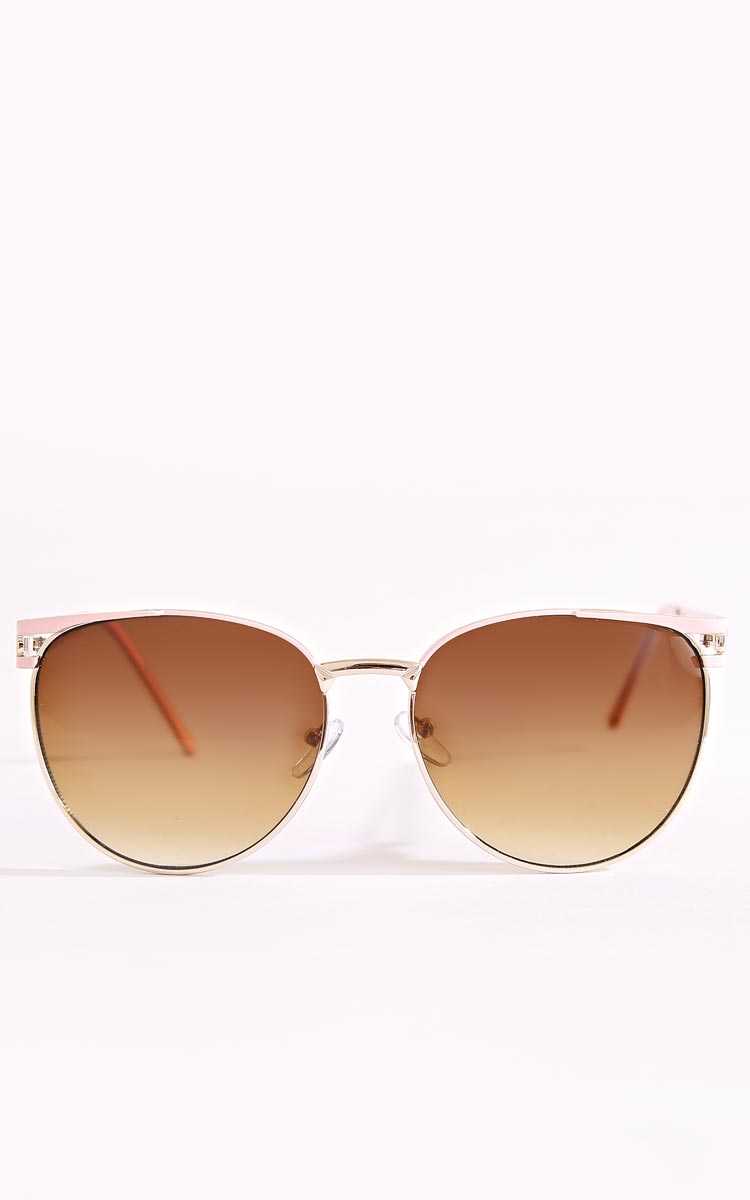 Winona Round Sunglasses - N/S - Blush by Styles For Less