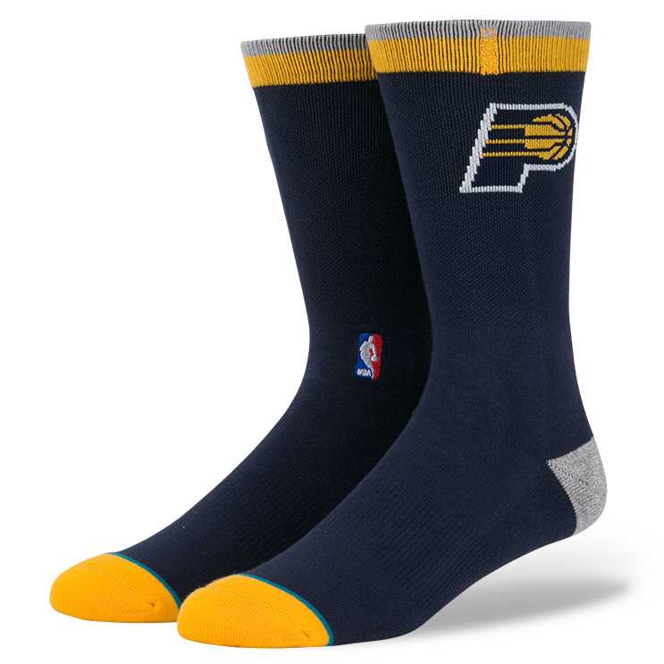 Stance Pacers Casual Logo NVY L NBA Casual Socks