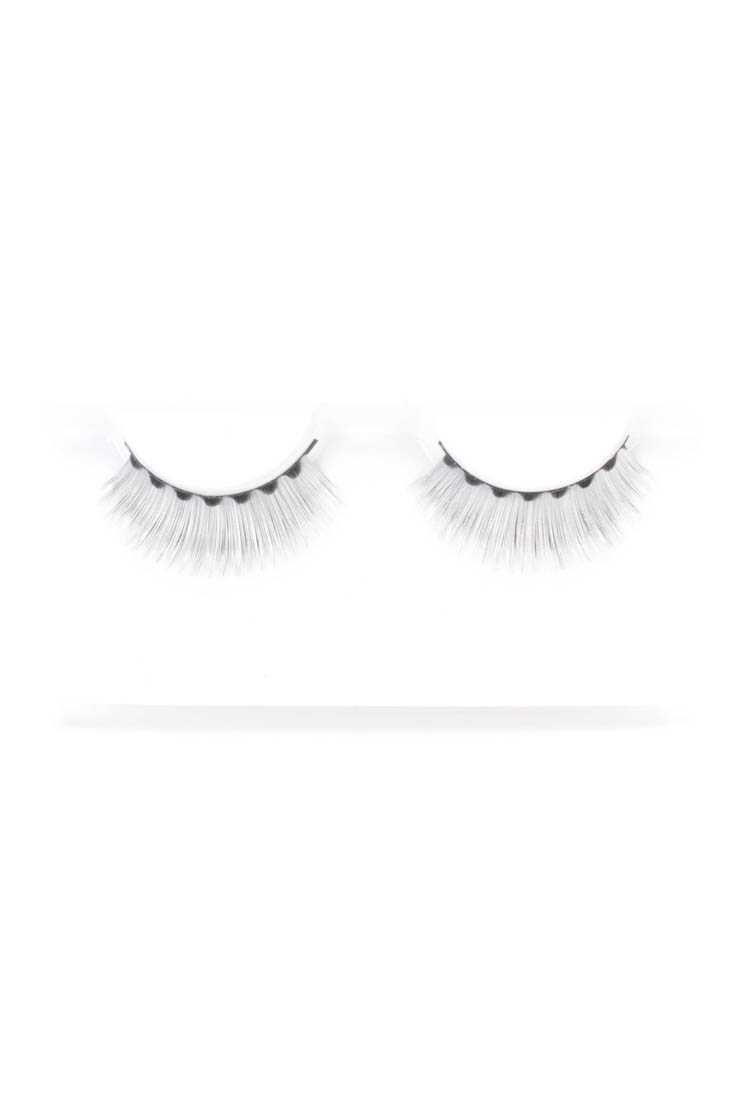 Silver Two Tone Faux Lashes