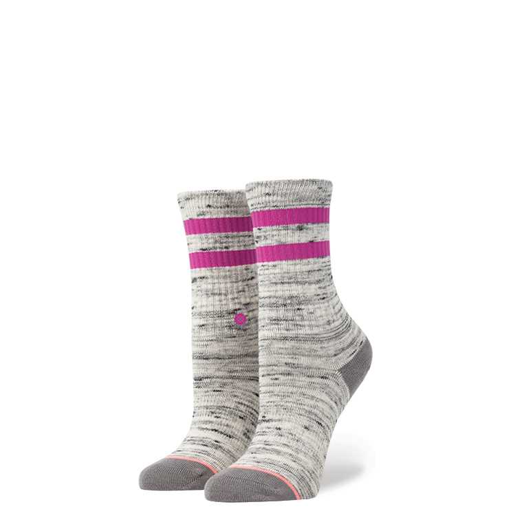 Stance Stripe Crew Girls GRY M girls Socks