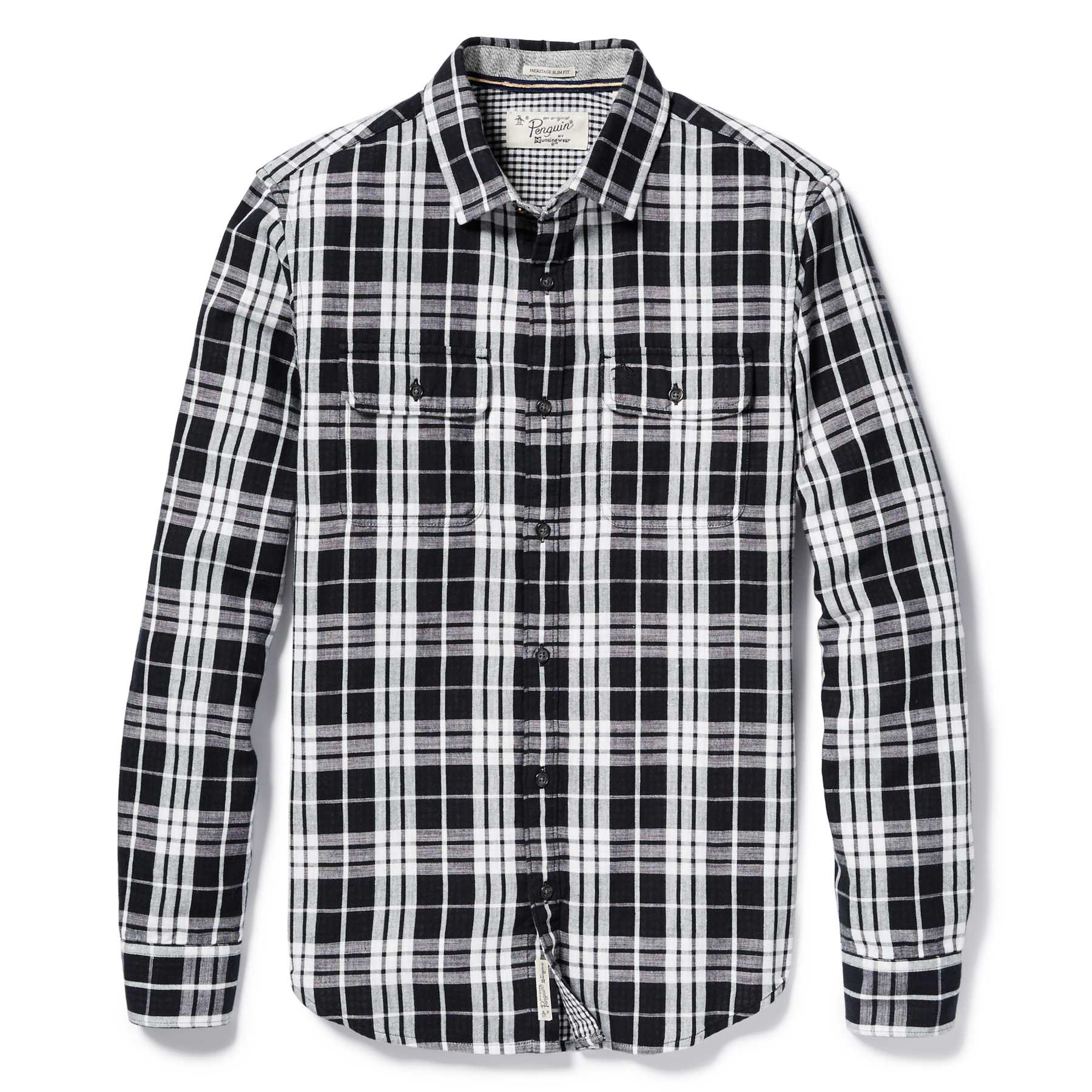 Original Penguin SLUB PLAID SHIRT