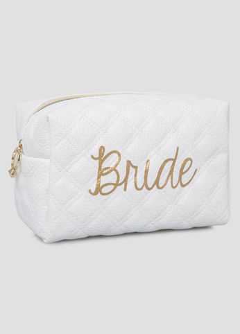 Bride To Be Quilted Make-Up Bag
