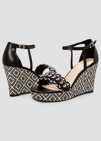 Geo Wedge Sandal - Wide Width