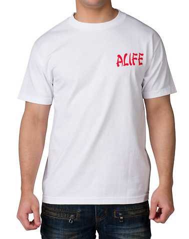 ALIFE MENS White Clothing / Tops