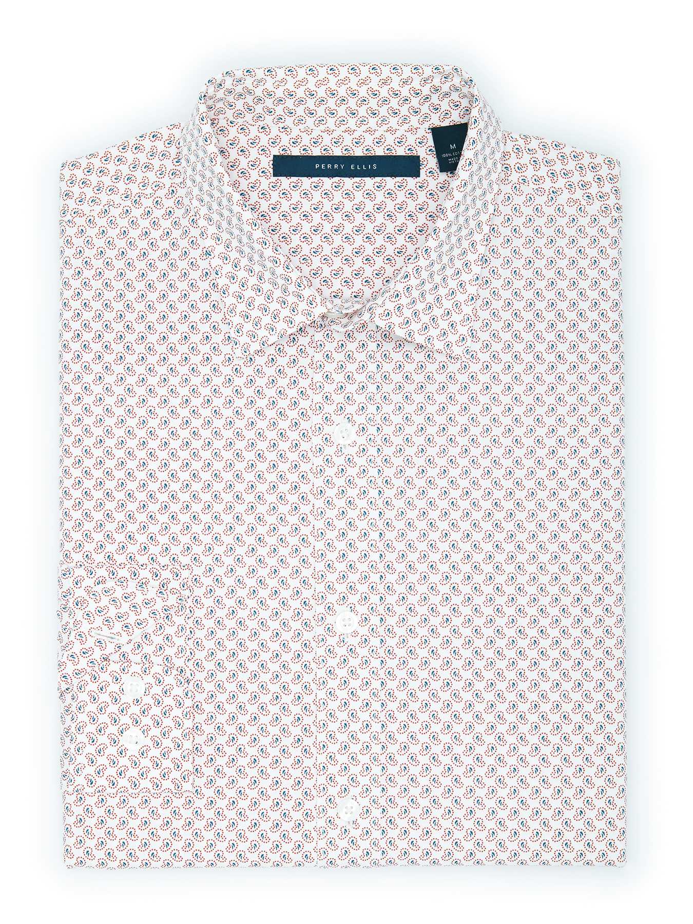Perry Ellis Big and Tall Exclusive Paisley Print Shirt