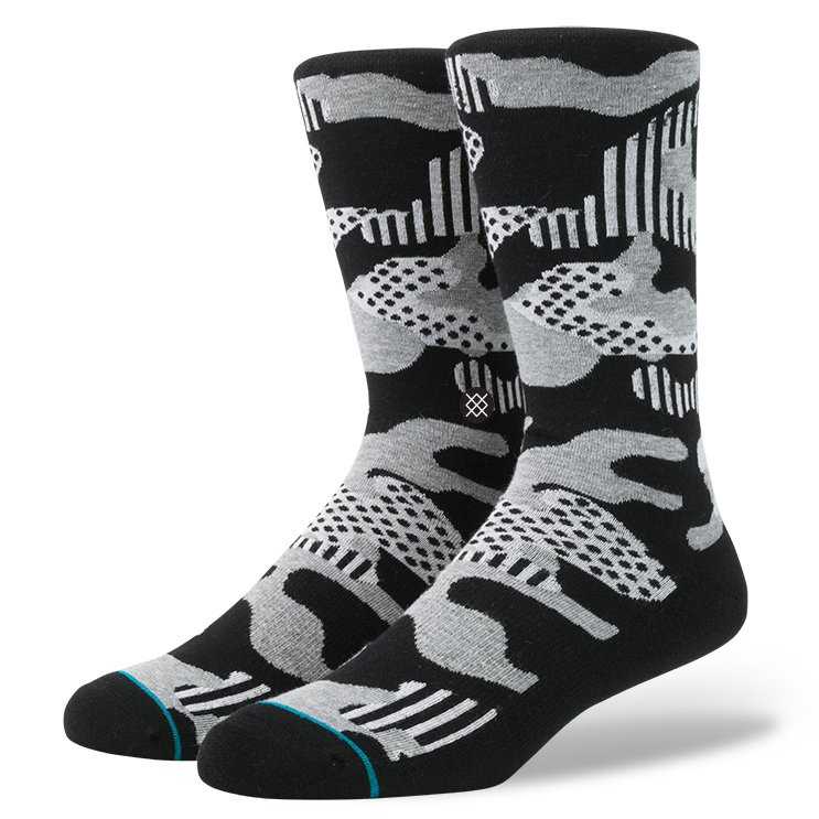 Stance Smokescreen BLK L anthem Socks