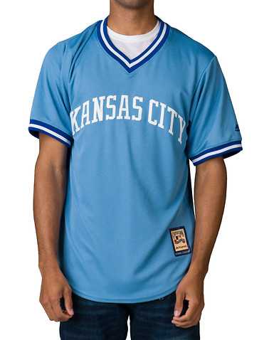 MAJESTIC MENS Blue Clothing / Tops
