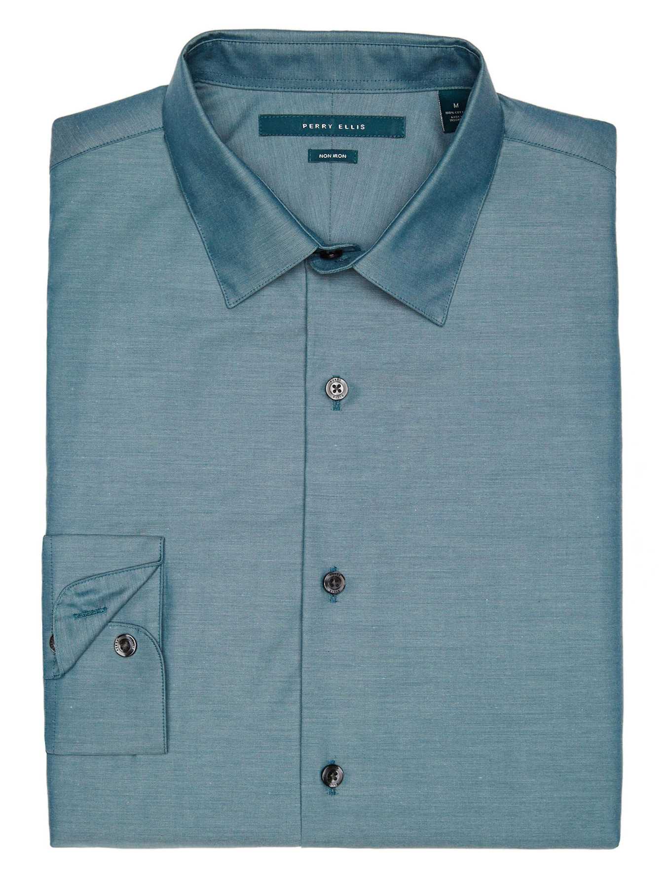 Perry Ellis Big and Tall Non-Iron Luxury Iridescent Shirt