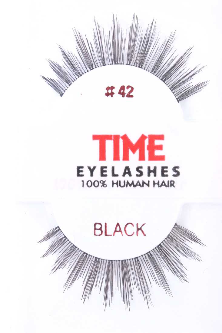Black Thick Full Glamour Human Hair Eyelashes