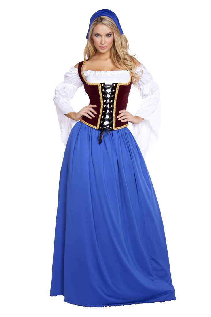 Beautiful Bar Maiden 4Pc. Beer Girl Costume