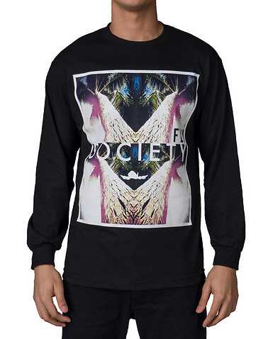 FLY SOCIETYENS Black Clothing / Tops