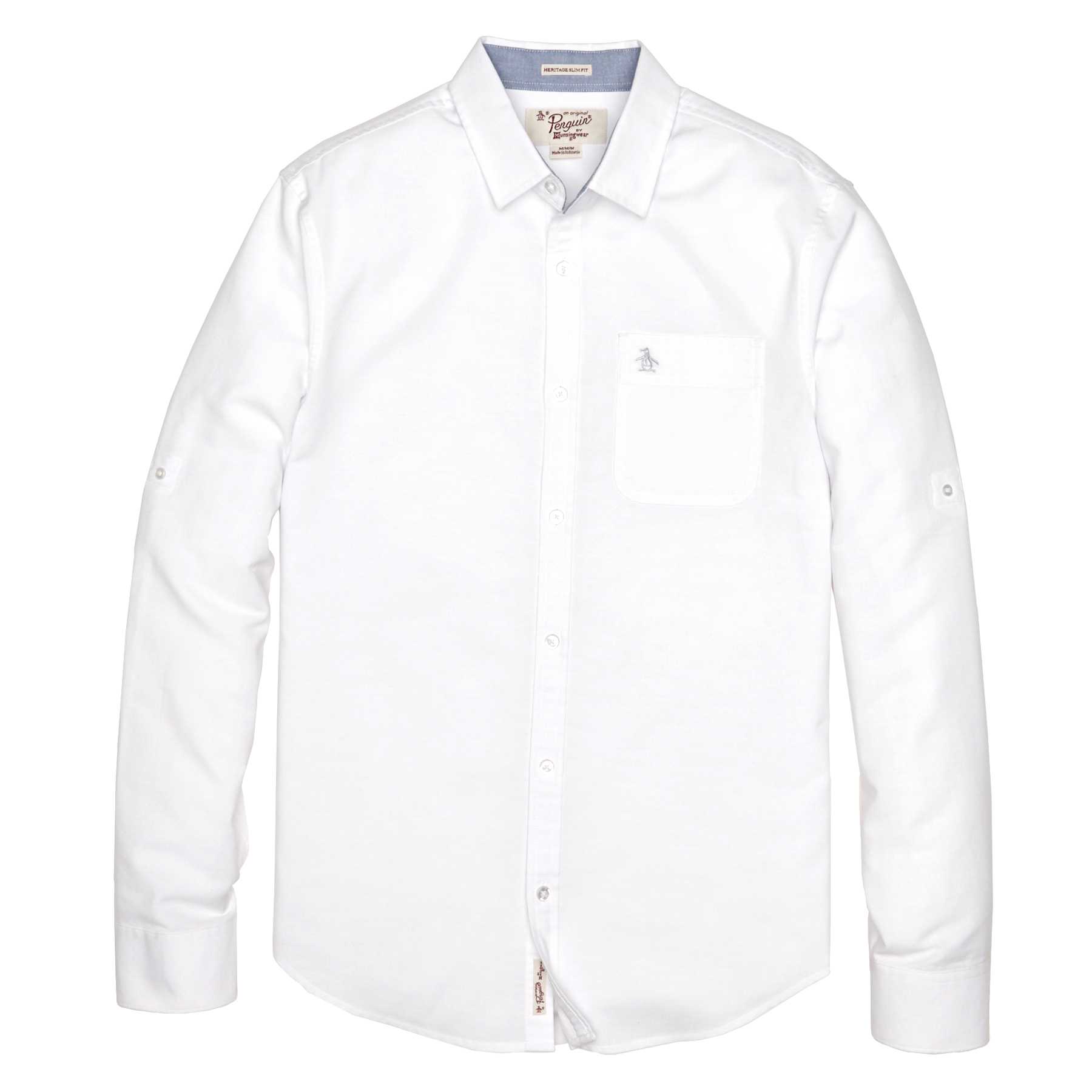 Original Penguin ROLL SLEEVE OXFORD SHIRT