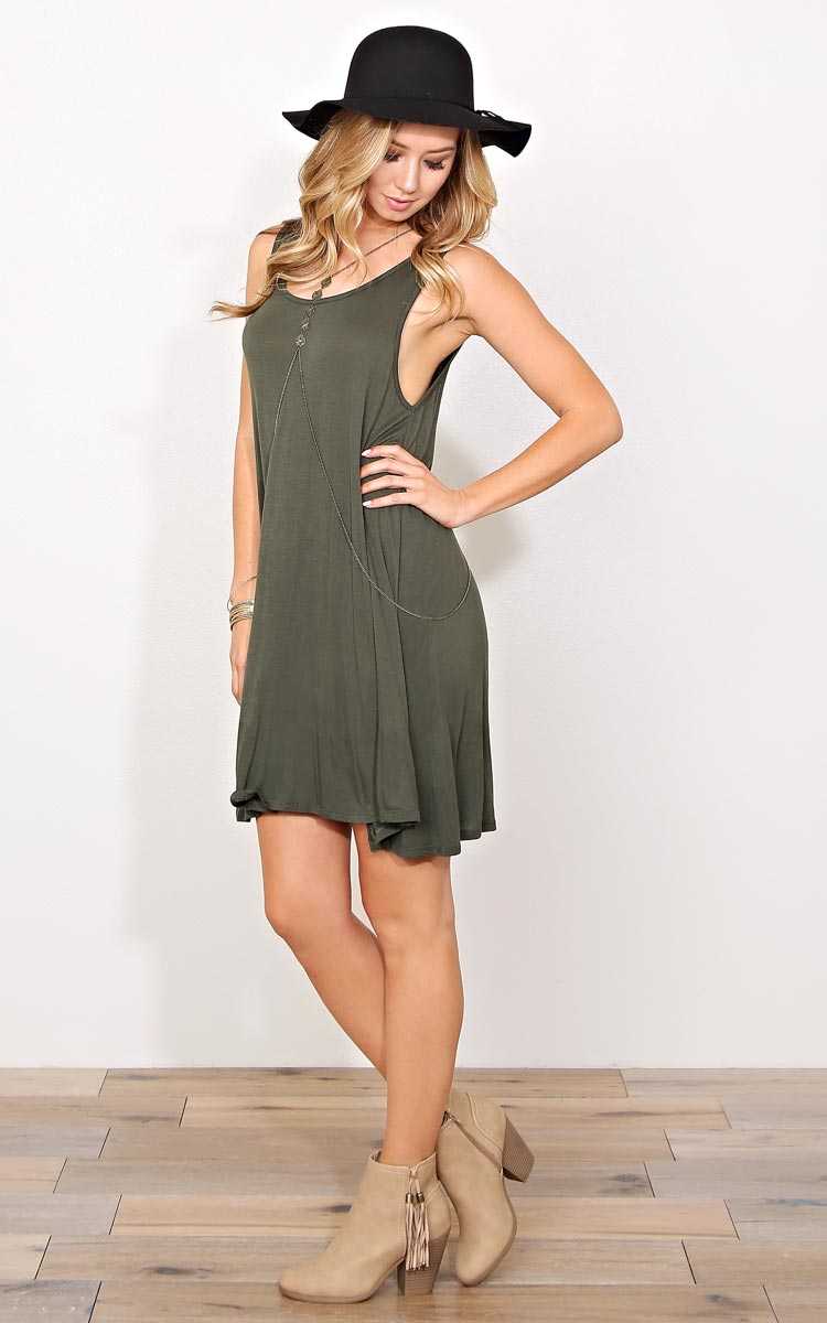 New World Criss Cross Swing Dress - in Size Large by Styles For Less