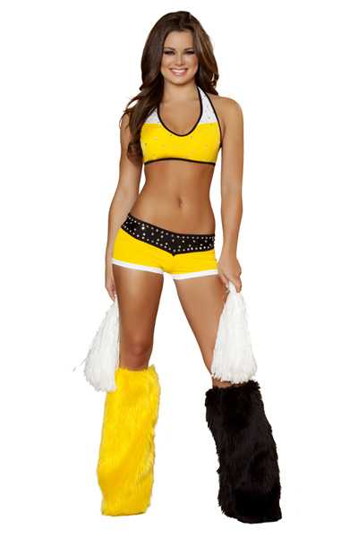 3 PC Cheeky Cheerleader Costume