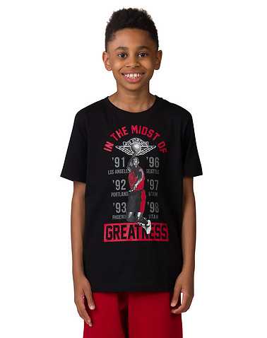 JORDAN BOYS Black Clothing / Short Sleeve T-Shirts S