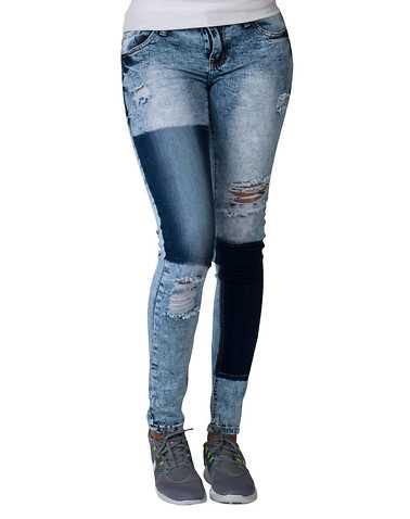 ESSENTIALS WOMENS Medium Blue Clothing / Jeans