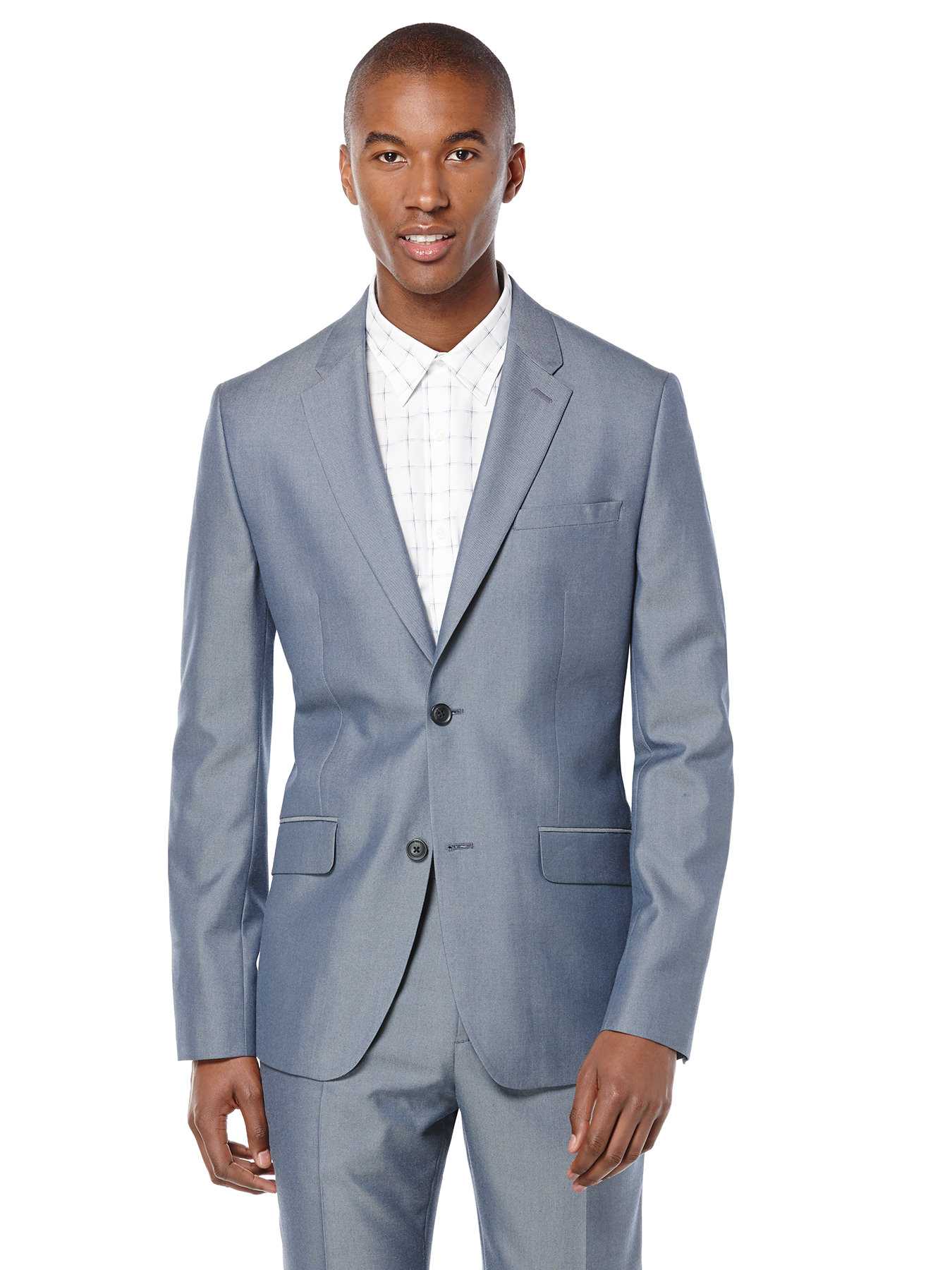 Perry Ellis Iridescent Twill Suit Jacket