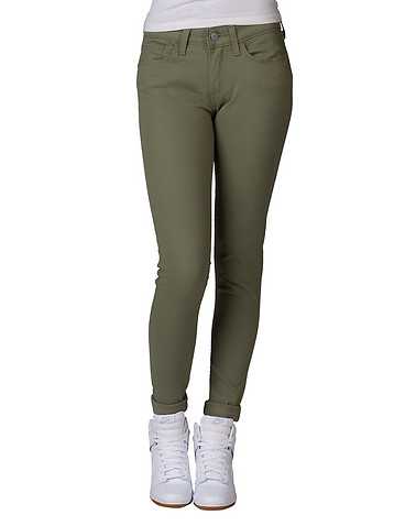 LEVIS WOMENS Green Clothing / Jeans