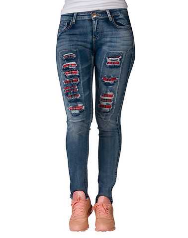ESSENTIALS WOMENS Medium Blue Clothing / Jeans