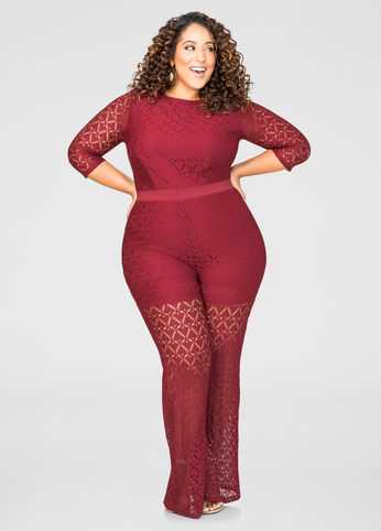 Crochet Lace Boyshort Jumpsuit