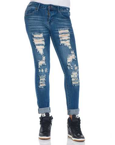 ESSENTIALS WOMENS Blue Clothing / Jeans 3