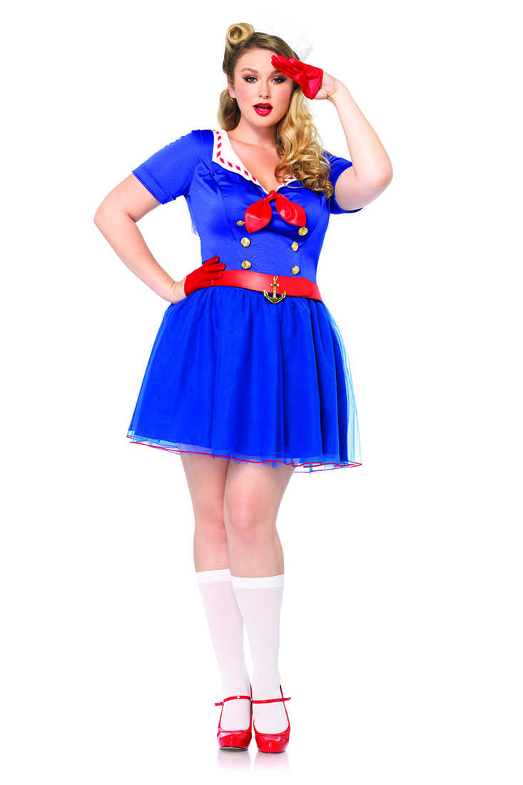 Ahoy There Honey 2Pc. Plus-Size Costume