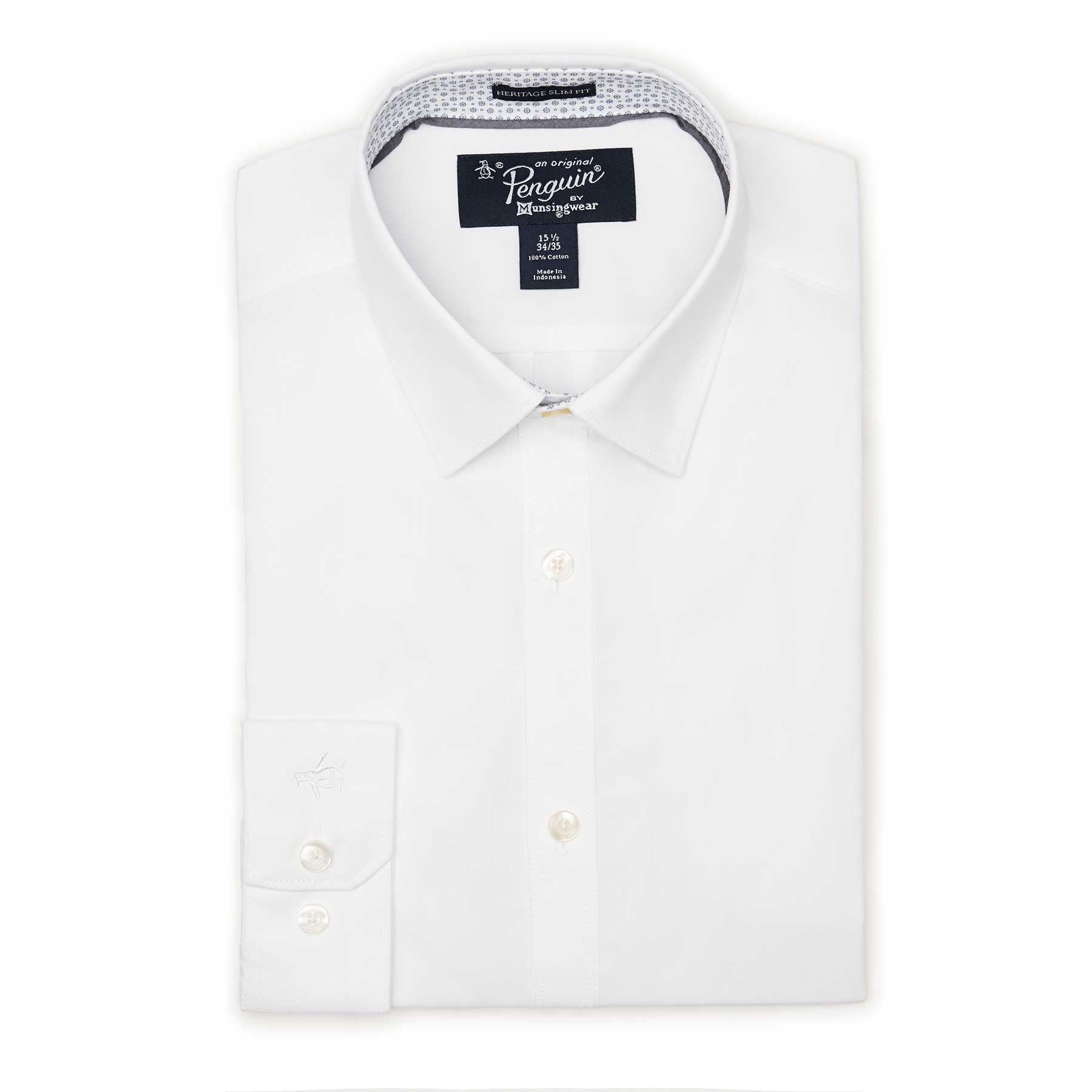 Original Penguin SOLID POPLIN DRESS SHIRT