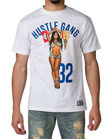 HUSTLE GANGENS White Clothing / Tops