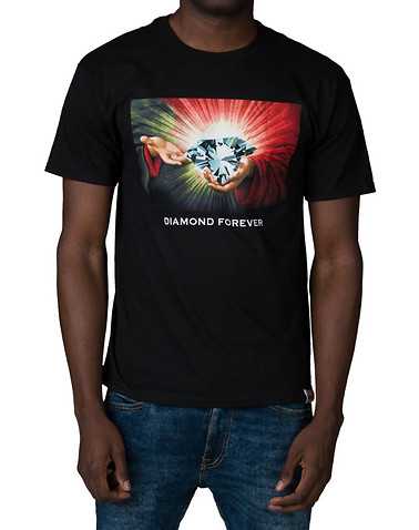 DIAMOND SUPPLY COMPANY MENS Black Clothing / Tops S