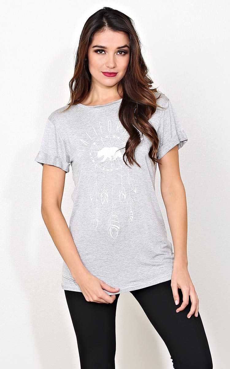 CALIFORNIA Dreamin Knit Top - - Heather in Size by Styles For Less
