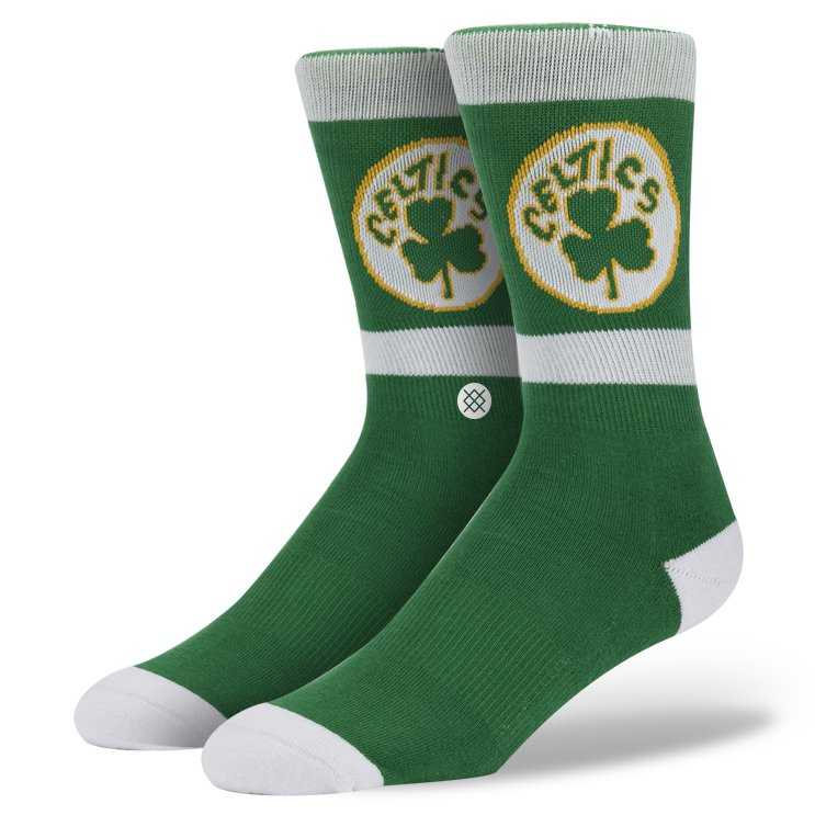 Stance Celtics GRN L/XL (9-13) NBA Hardwood Socks