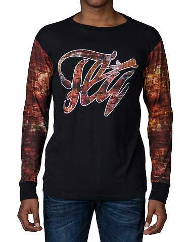 FLY SOCIETY MENS Black Clothing / Tops