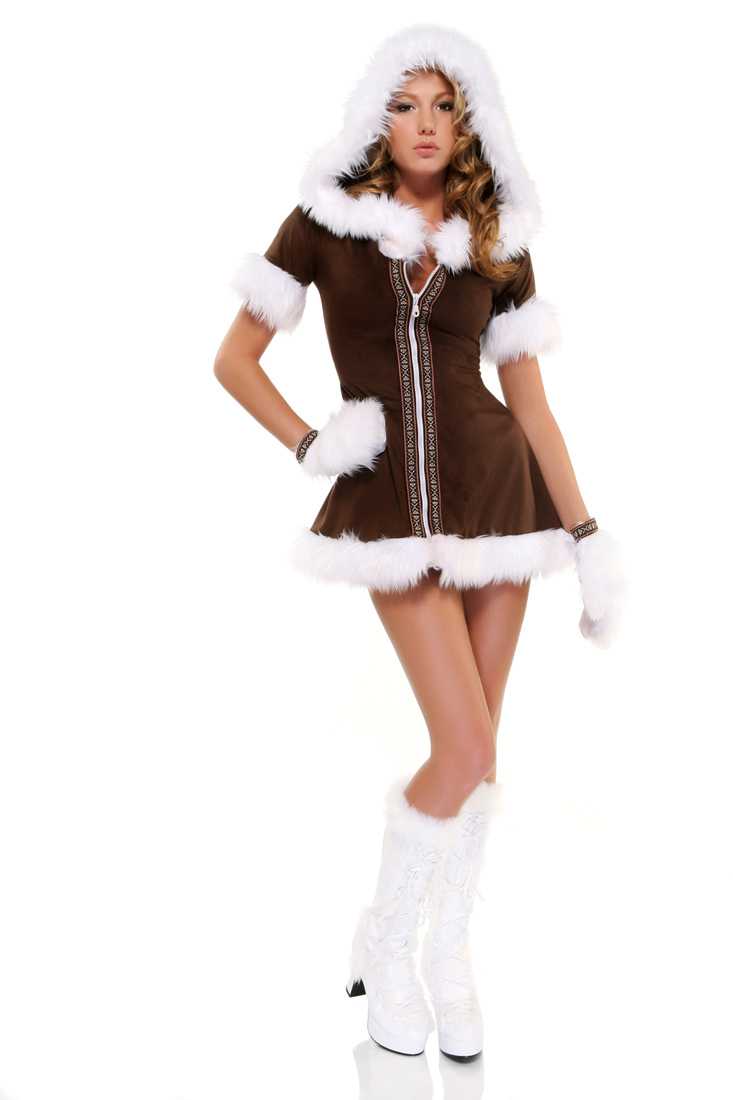BROWN ESKIMO KISSES EXOTIC COSTUME