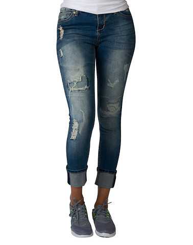 ESSENTIALS WOMENS Medium Blue Clothing / Jeans