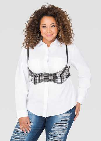 Plaid Corset Belt