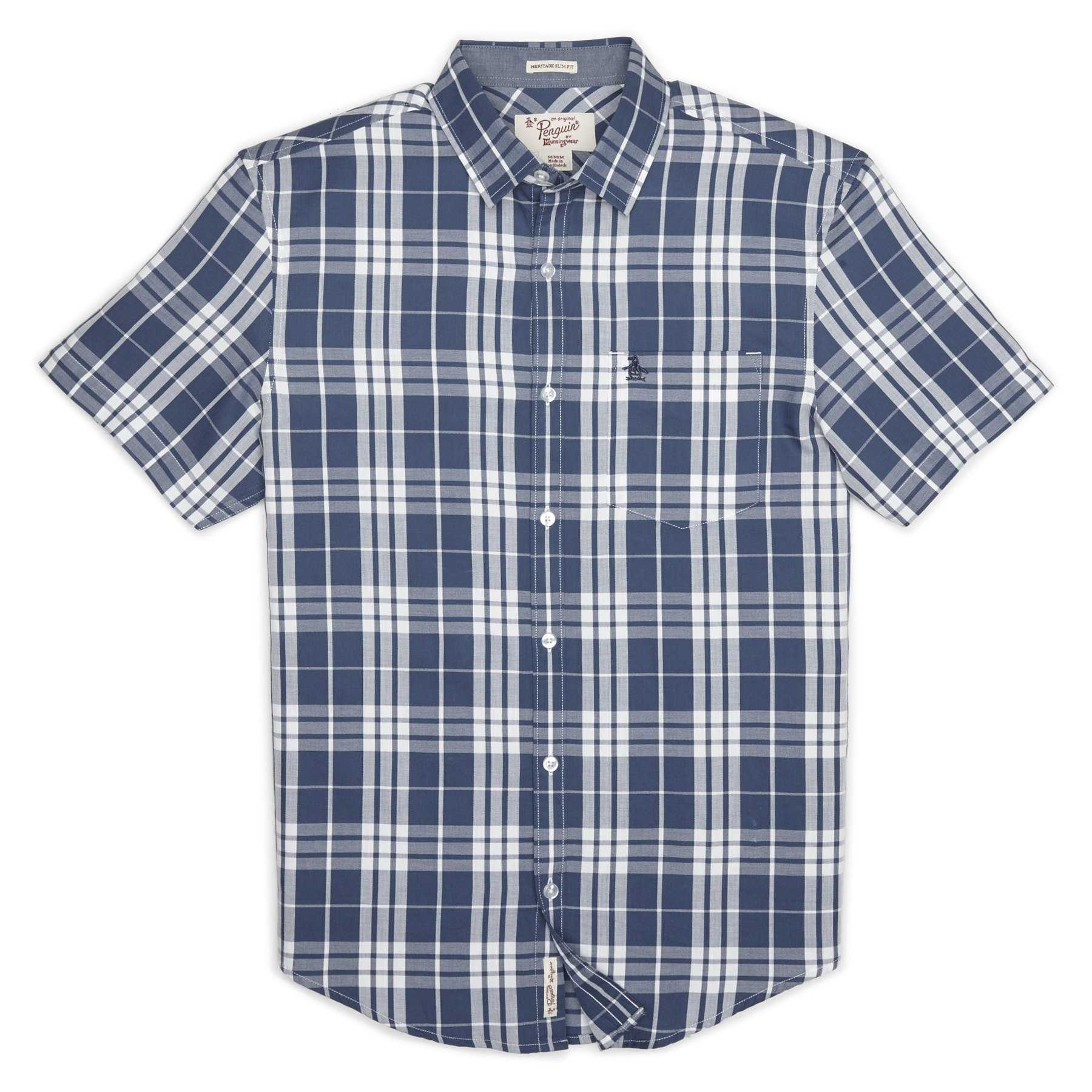 Original Penguin HERRINGBONE PLAID SHIRT