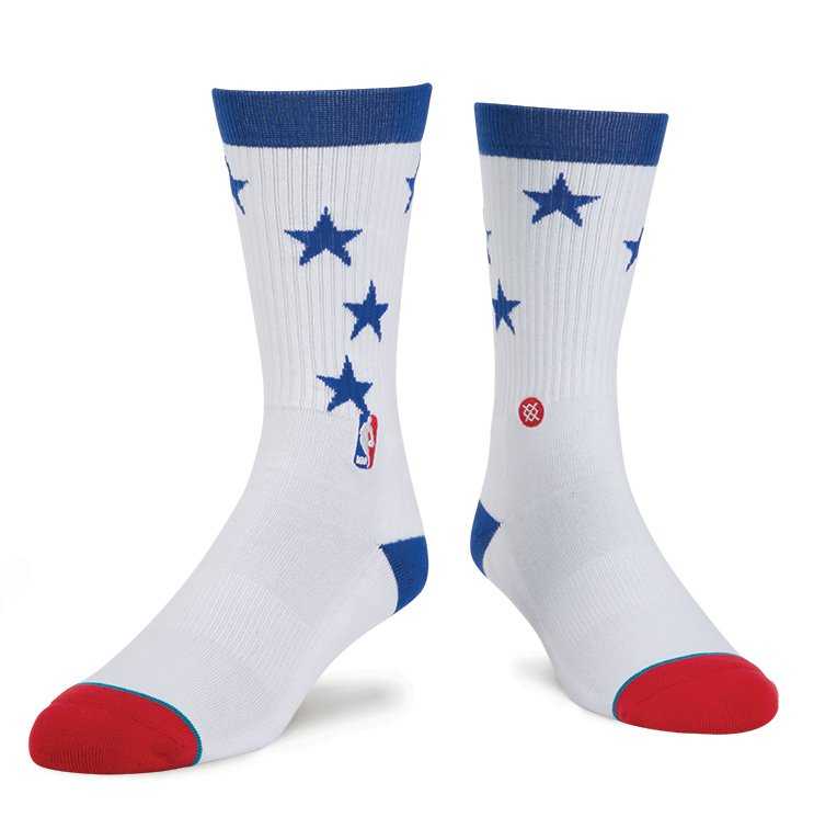 Stance 76Ers Casual Core NBA Casual Socks