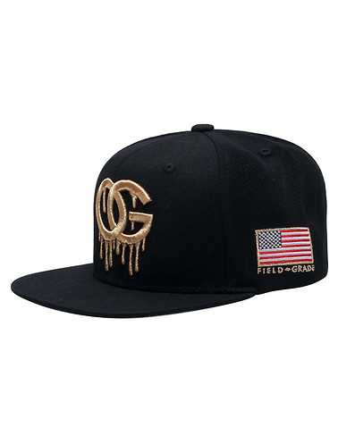 FIELD GRADE MENS Black Accessories / Caps Snapback OSFM
