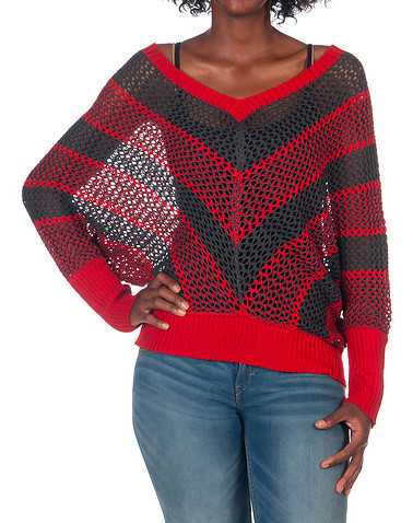 JSH WOMENS Red Clothing / Sweaters
