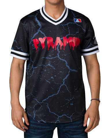 BLACK PYRAMID MENS Black Clothing / Tops